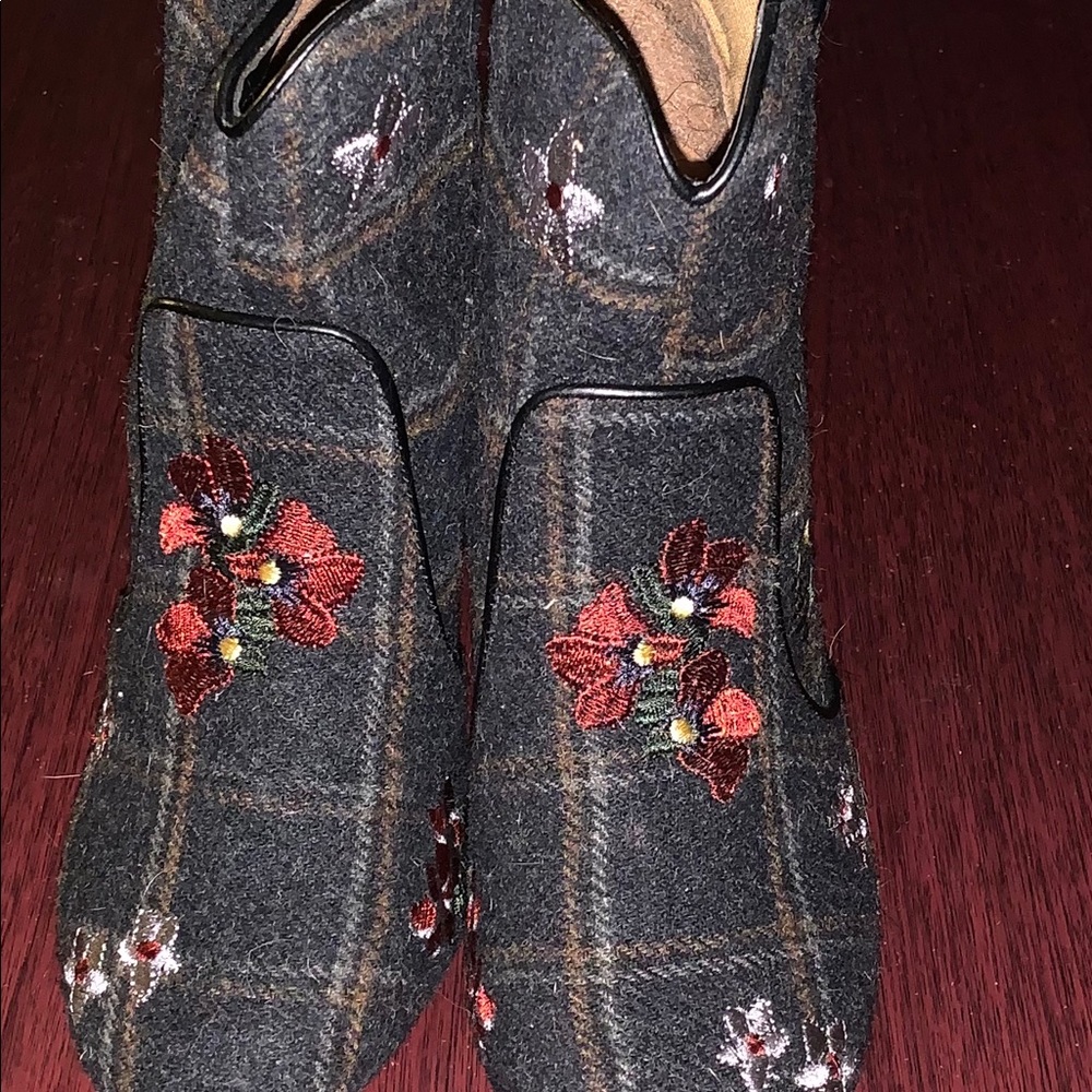 Plaid booties